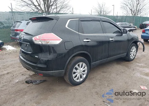 2015 Nissan Rogue S from USA, damaged, VIN KNMAT2MV7FP534853